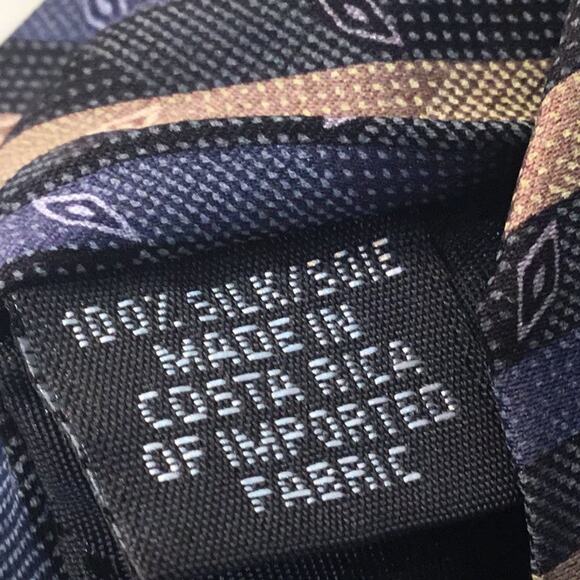 DKNY SILK TIE, - Picture 7 of 8